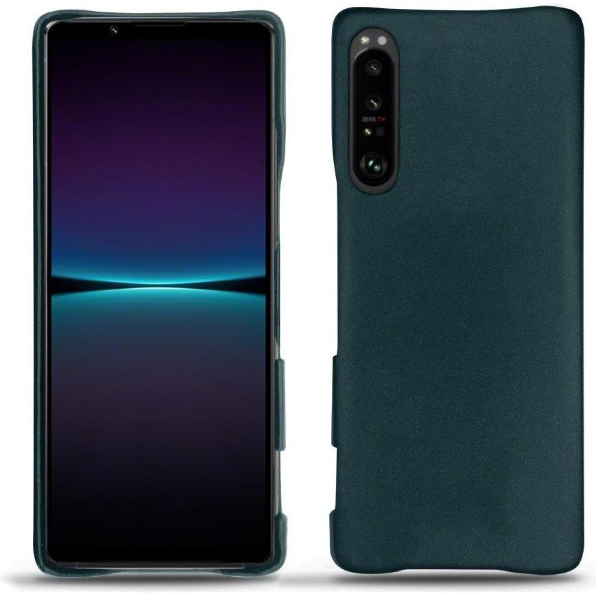 Noreve Lederschutzhülle (Sony Xperia 1 IV), Smartphone Hülle, Blau