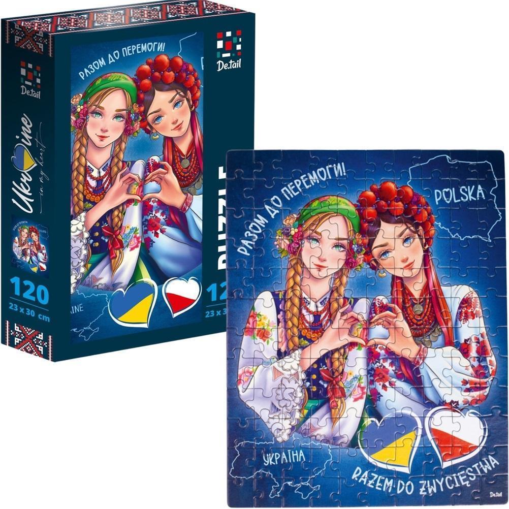 Roter Käfer Puzzle 120 Ukraine und Polen (120 pezzi)