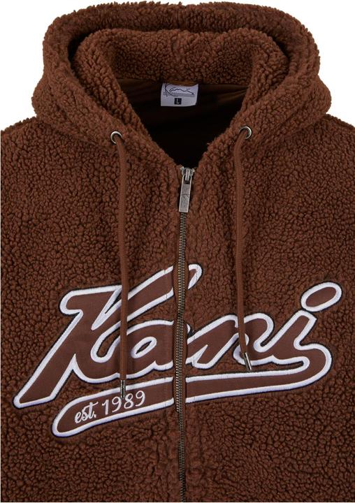 Actual product image Karl Kani KM233-019-1 KK Varsity Teddy Full Zip Hoodie - 111345 (XL)