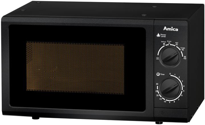 Amica MW 13151 S bw Microwave 700W 17L under-capable 26.2x45.2x33.5cm (EU plug, 17 l)