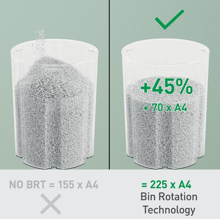Actual product image Leitz IQ OPTIMAX HOME OFFICE - Aktenvernichter Mikroschnitt (Particle cut)