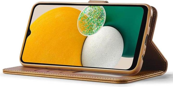 Produktbild LC.Imeeke Galaxy A15 - Leder Etui Hülle hellbraun (Samsung Galaxy A15)
