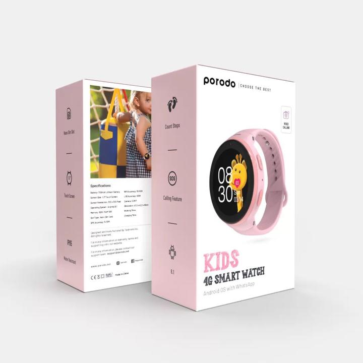 Produktbild Porodo Kids Smart Watch (42.20 mm, 4G)