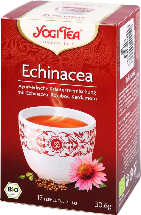 Produktbild Yogi Tea Echinacea ayurvedische Kräuterteemischung, 17 St. Filterbeutel (30.60 g)