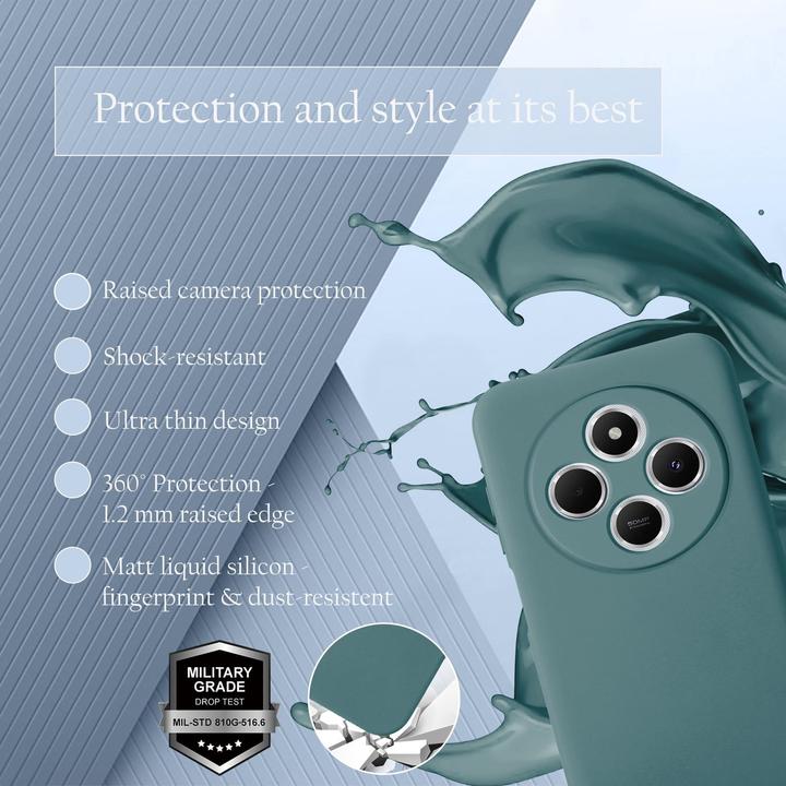 Image du produit Cadorabo Coque pour Xiaomi RedMi 14C TPU Liquid Silicone Case (Xiaomi Redmi 14C)