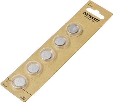 Immagine prodotto Voltcraft Knopfzelle CR 1620 3 V 5 St. 70 mAh Lithium VC-16107960 (5 pz., CR1620, 70 mAh)