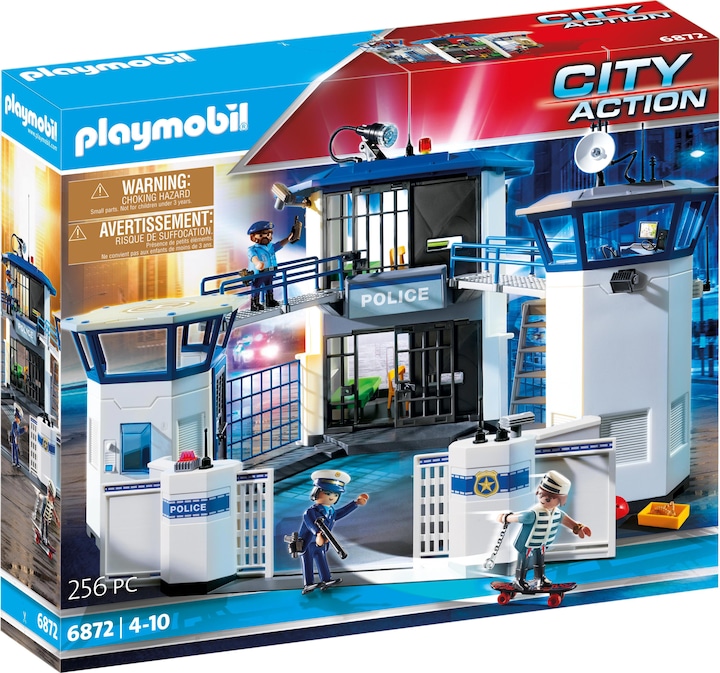 Produktbild Playmobil Polizei-Kommandozentrale mit Gefängnis (6872, Playmobil City Action)