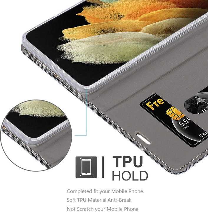 Actual product image Cadorabo Jeans Book Cover (Samsung Galaxy S22 Ultra)