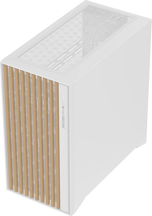 Immagine prodotto Itek Boitier Moyen Tour ATX Woody avec panneaux vitrés (Blanc/Marron) (mATX, Mini-ITX, ATX)