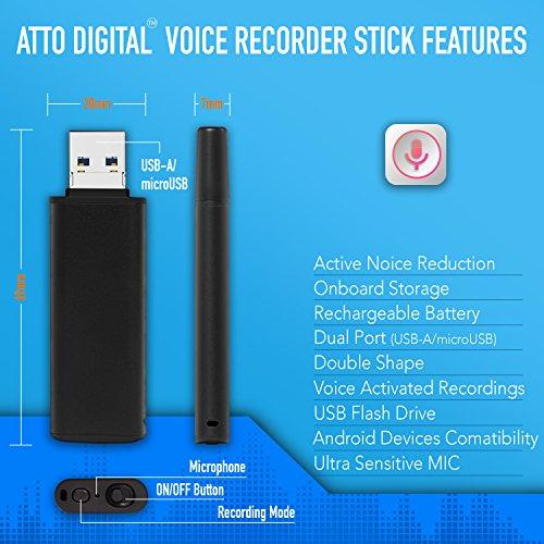 Actual product image Attodigital Mini Dictaphone