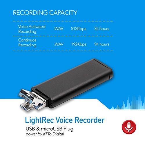 Actual product image Attodigital Mini Dictaphone
