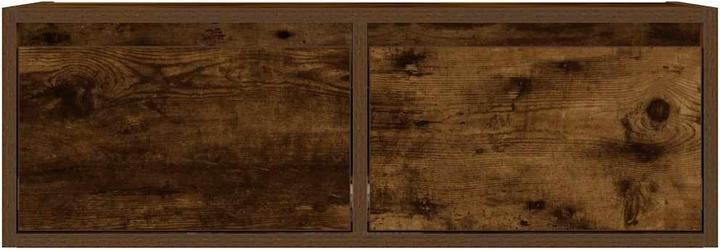Actual product image VidaXL TV cabinet with LED lights smoked oak 75x35.5x25 cm HiFi cabinet