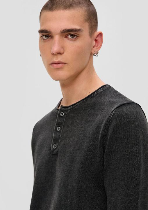 Produktbild s.Oliver Strickpullover Longsleeve aus Feinstrick (S)