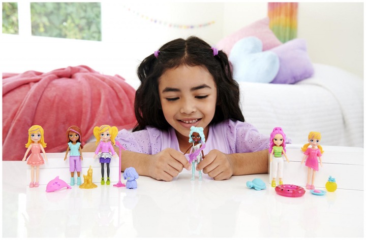 Productafbeelding Polly Pocket poppen Pop Star Spotlight modepakket voor 4+ HKV97