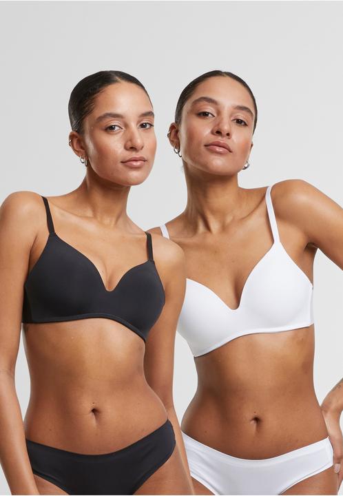 Produktbild Urban Classics Ladies Basic padded Bra 2-Pack - 192975 (2er Pack, 75 C)