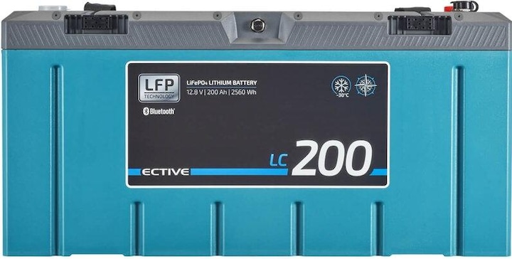 Immagine prodotto Ective LC 200 Marine LT IP67 Batteria di alimentazione al litio LiFePO4 (12 V, 200 Ah)