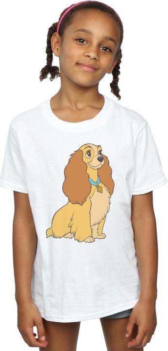 Immagine prodotto Disney Lady And The Tramp Lady Spaghetti Heart Maglietta Ragazze (152, 158)