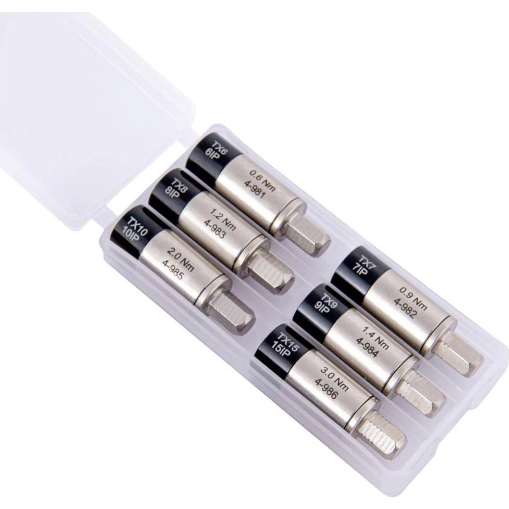 Bernstein, Chiave dinamometrica, Drehmoment-Adapter Satz (1/4", 0.60 Nm, 3 Nm)