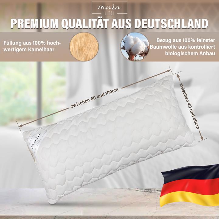 Produktbild Mara Vital Kamelhaarkissen (40 x 60 cm)