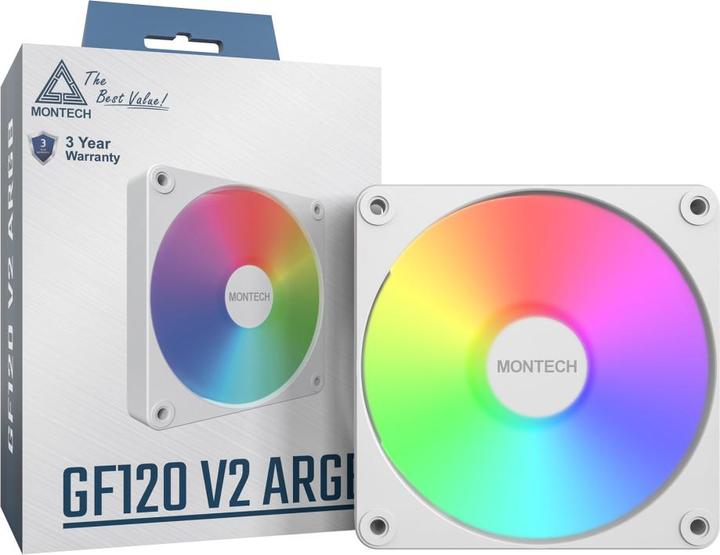 Montech CASE FAN 120MM/GF120 V2 ARGB PWM (W) (120 mm, 1x)