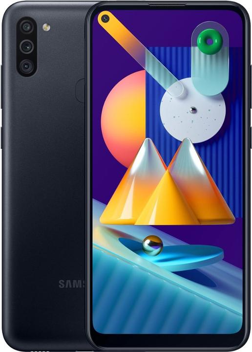 Samsung Galaxy M11 UE (3 Go, Noir, 6.40", Double SIM, 13 Mpx, 4G)