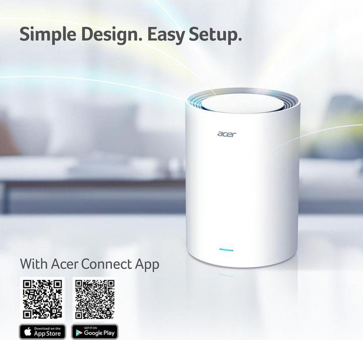 Actual product image Acer Ovia T360, wifi router single pack