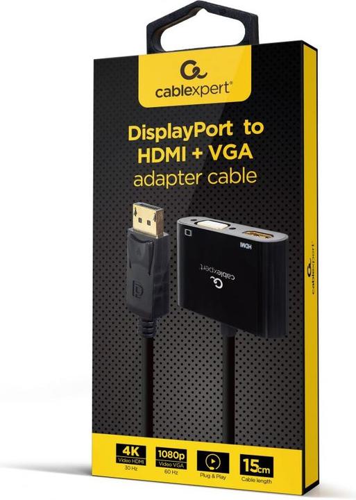 Produktbild Gembird DisplayPort male to HDMI female (HDMI, VGA, 10 cm)