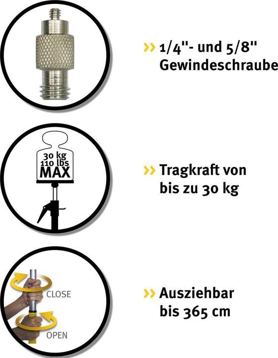 Produktbild Stabila Laser-Teleskopstütze LT 30