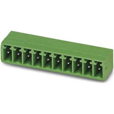 Phoenix Contact Mini PCB header, R/A, 3.5mm pitch, 2 way, Elektronikkabel + Stecker, Grün