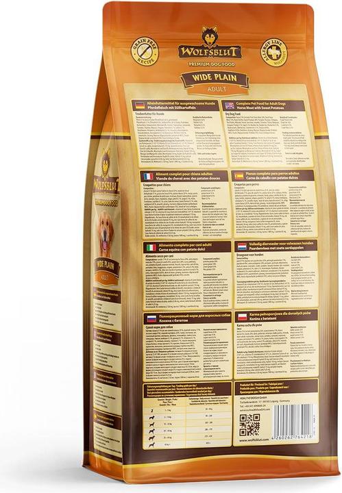 Actual product image Wolfsblut Wide Plain (Adult, 1 pcs., 2000 g)