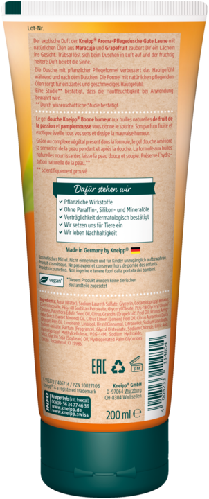 Actual product image Kneipp Aroma care shower good mood (75 ml)