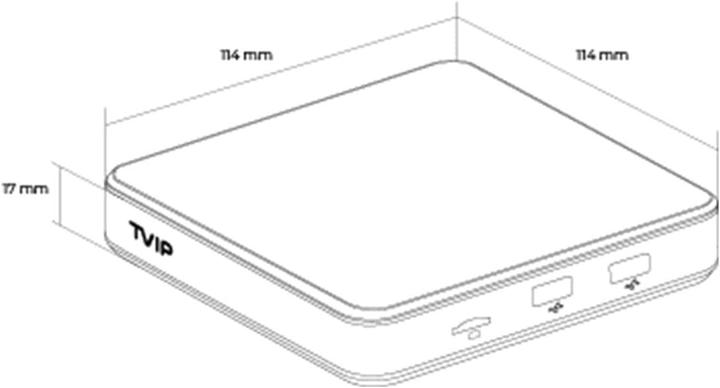 Produktbild TVIP S-Box v.605se (8 GB, Android 8.0 (Oreo), Linux)
