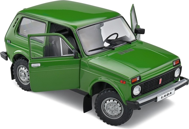 Actual product image Solido 1:18 Lada Niva Vert green