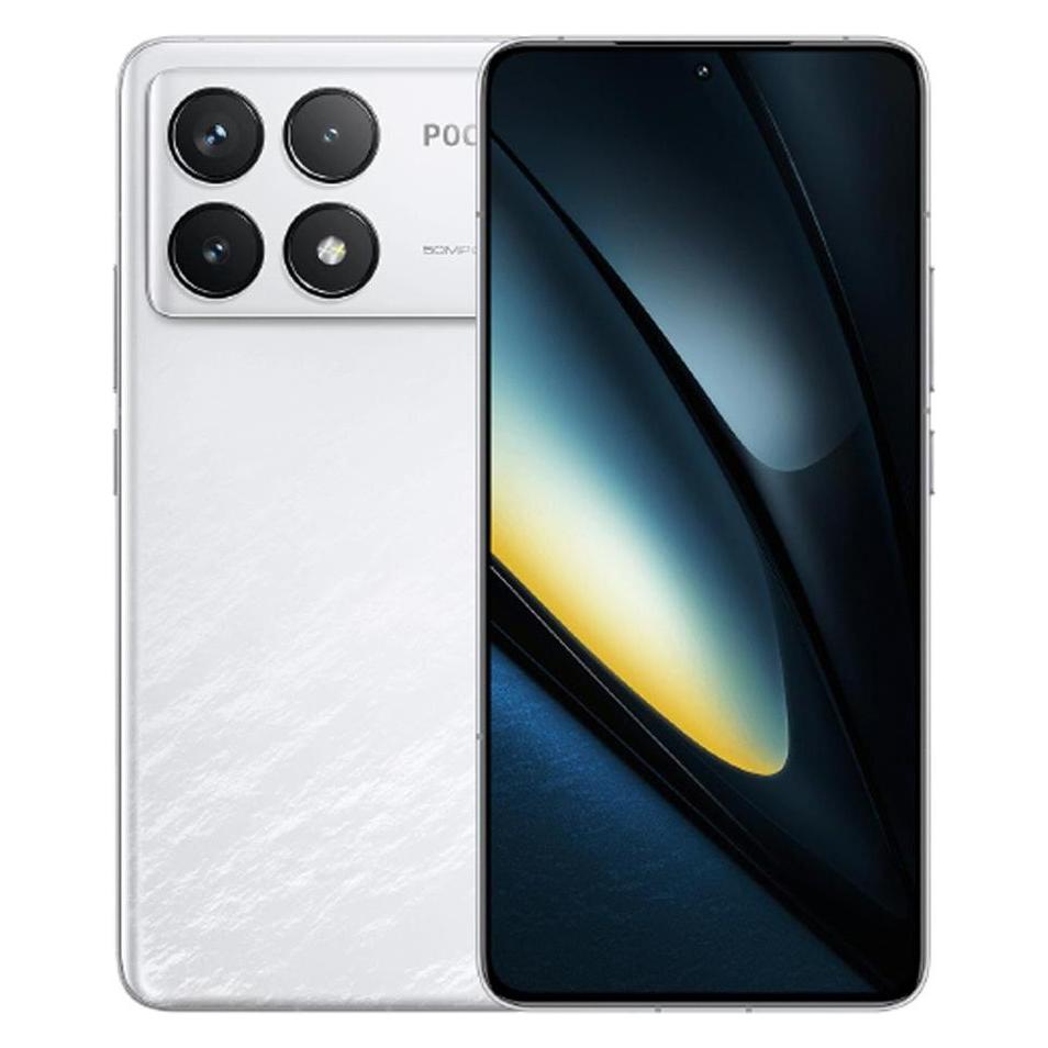 Xiaomi Poco F6 Pro (256 GB, White, 6.67", Dual SIM, 5G), Smartphone, Weiss