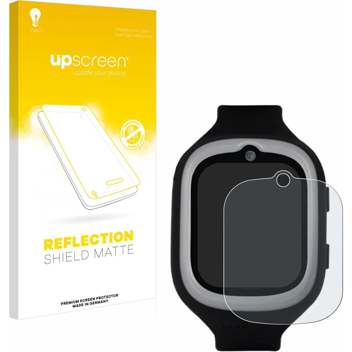 upscreen Schutzfolie Displayschutz Displayschutzfolie Folie Matt Entspiegelungsfolie, Smartwatch Schutzfolie, Grau