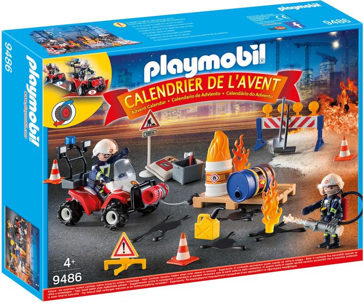 Produktbild Playmobil Feuerwehreinsatz auf der Baustelle (9486)