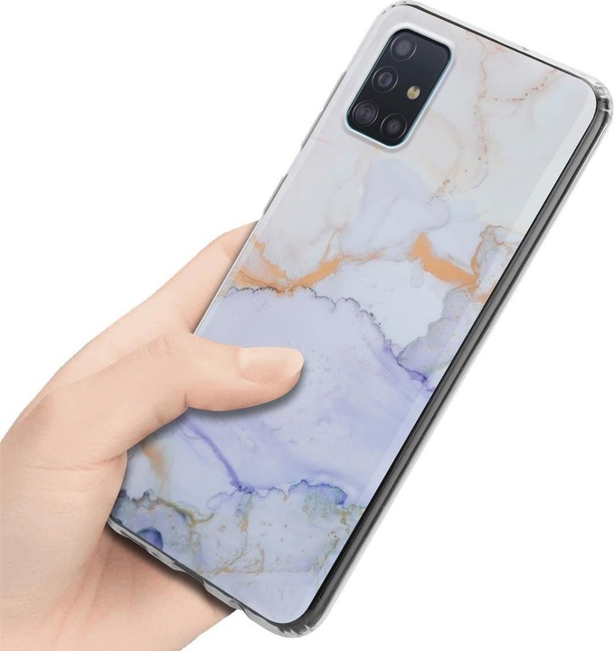 Produktbild Cadorabo IMD TPU Bunter Marmor Cover (Samsung Galaxy M40s)