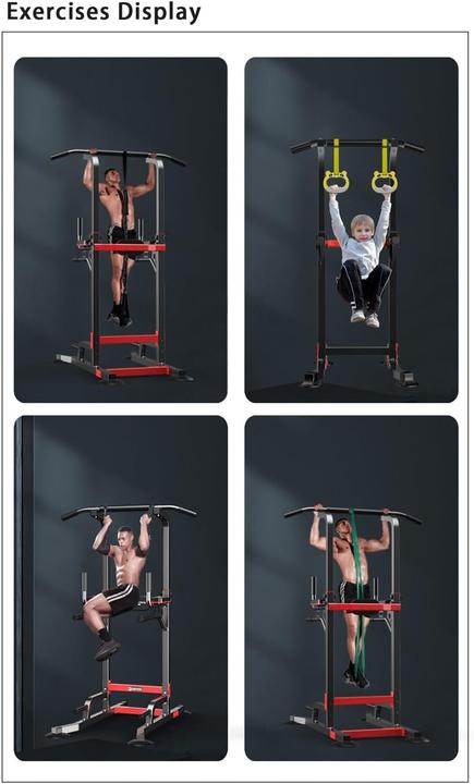 Produktbild Easy Big Power Tower Dip Station (höhenverstellbar)