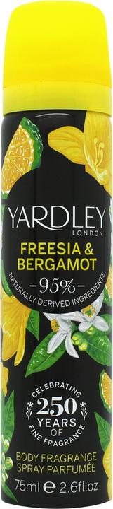 Yardley Freesia & Bergamot by London Body Fragrance Spray 77 ml (77 ml)