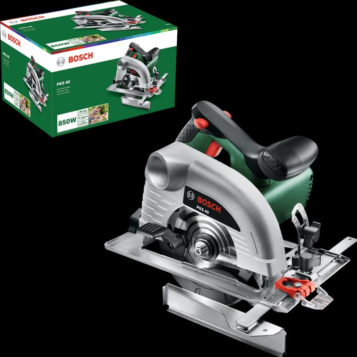Bosch Home & Garden Handkreissäge PKS 40, mit Kreissägeblatt Optiline Wood