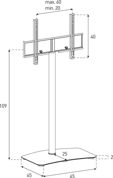 Produktbild Sonorous PL2800 (30 kg, 23" - 31")