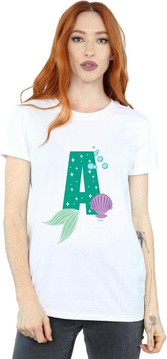 Immagine prodotto Disney Alphabet A Is For Ariel Maglietta Ampia Donna (L)