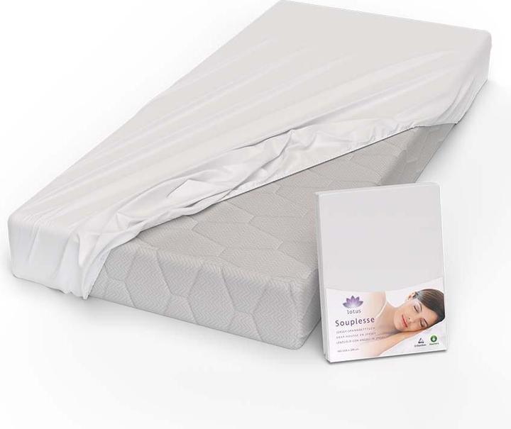Lotus Bettwaren Jersey fitted sheet Souplesse