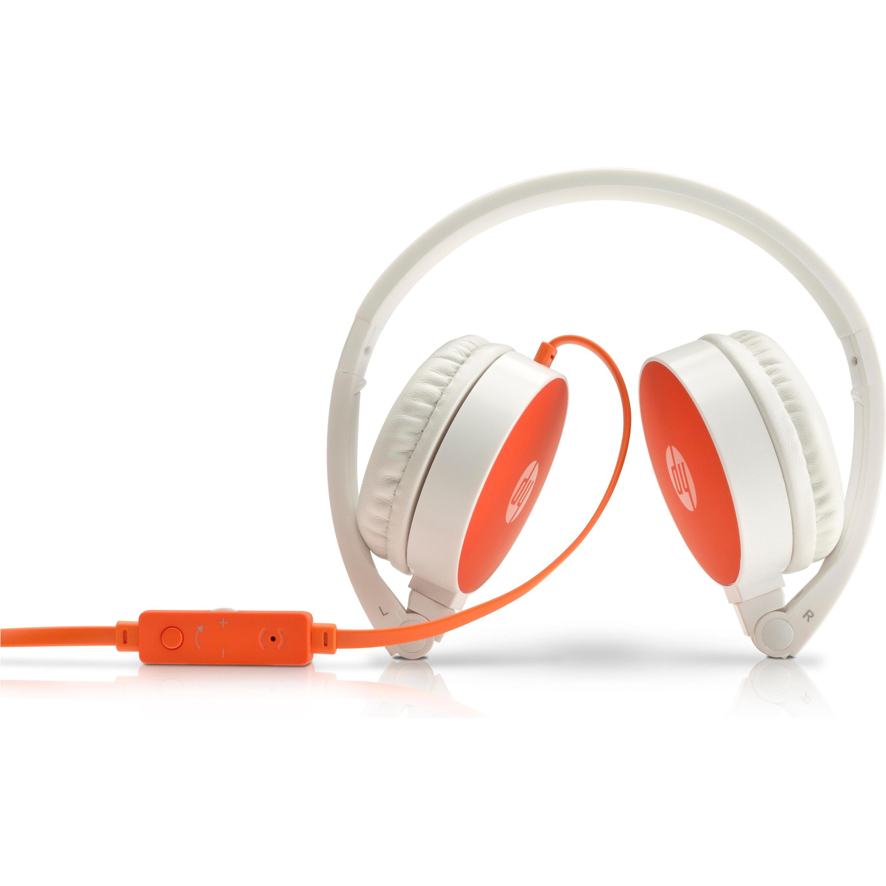HP H2800 Orange Headset (Kabelgebunden), Kopfhörer, Orange