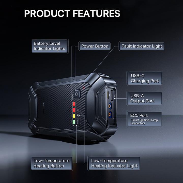 Actual product image Baseus PrimeTrip VJ1 (5000 A, 12000 mAh)