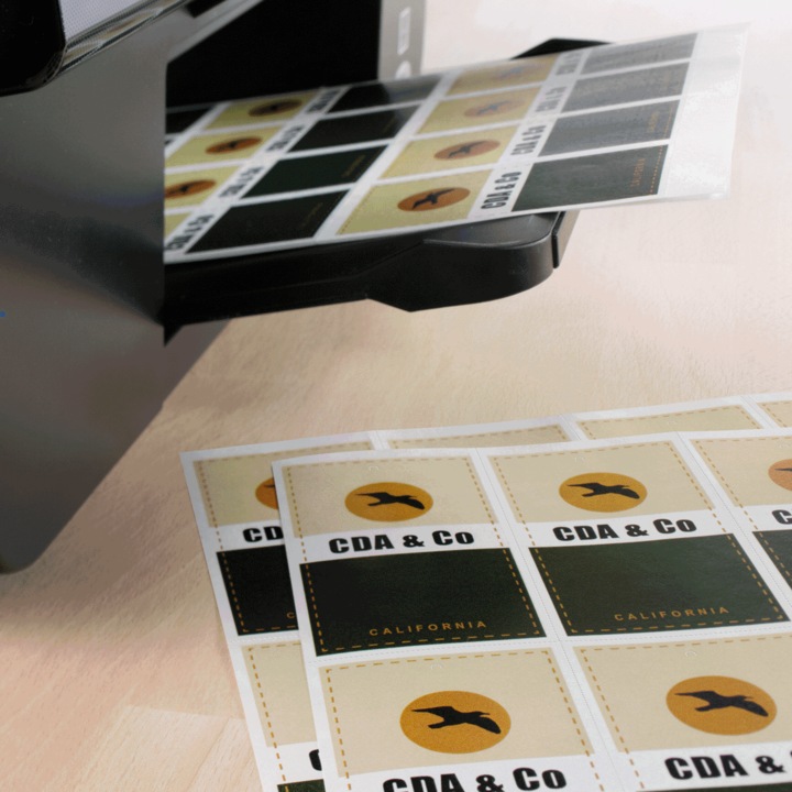 Actual product image Herma Attachment labels A4