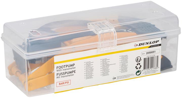 Actual product image Dunlop Foot pump pressure gauge