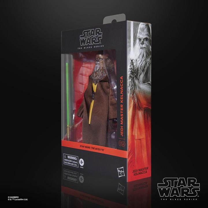 Actual product image Hasbro Star Wars: The Acolyte Black Series Actionfigur Jedi Master Kelnacca 15 cm