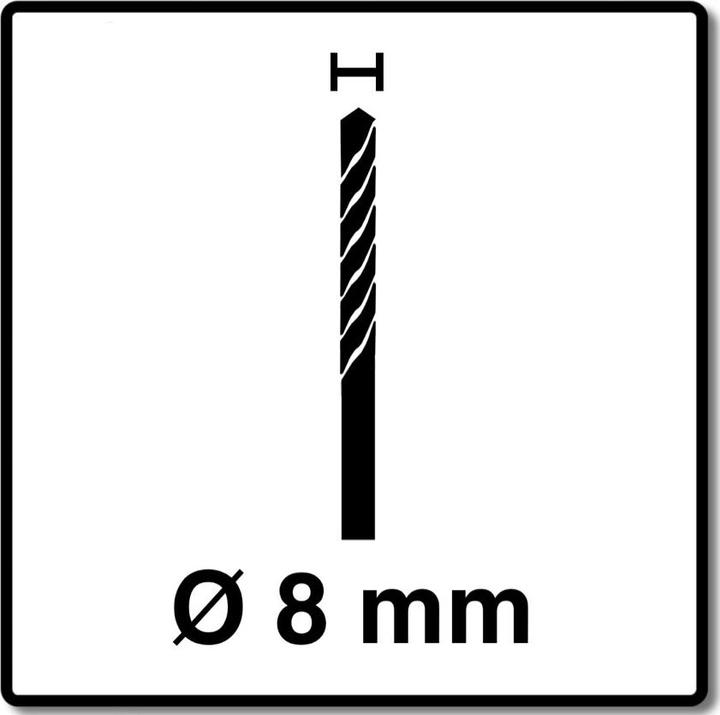 Produktbild Alpen Hartmetall Mehrzweckbohrer 8 m (8 mm)