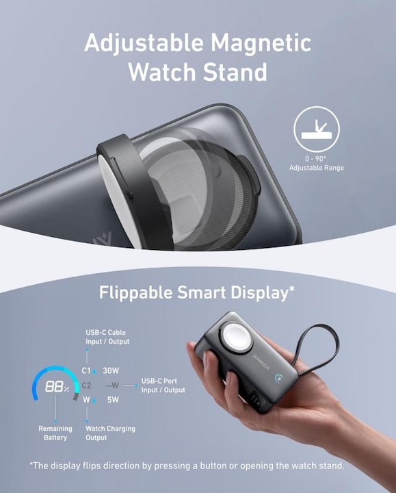 Actual product image Anker MagGo (10000 mAh, 35 W, 35 Wh)